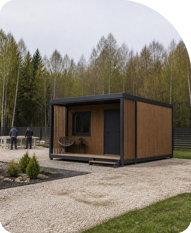 Бытовка домик под ключ в Братске по цене от 86734 р. | РадиДОМА-Брт